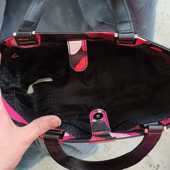 Kate Spade Grant Street Juno grainy vinyl leather trim mini tote. - Picture 11 of 15